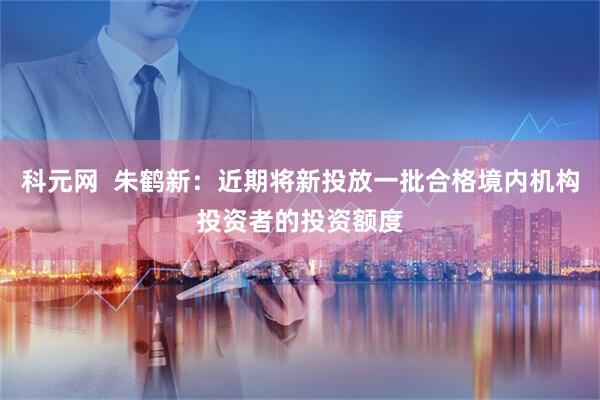 科元网  朱鹤新：近期将新投放一批合格境内机构投资者的投资额度