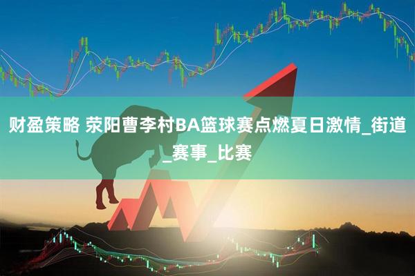 财盈策略 荥阳曹李村BA篮球赛点燃夏日激情_街道_赛事_比赛
