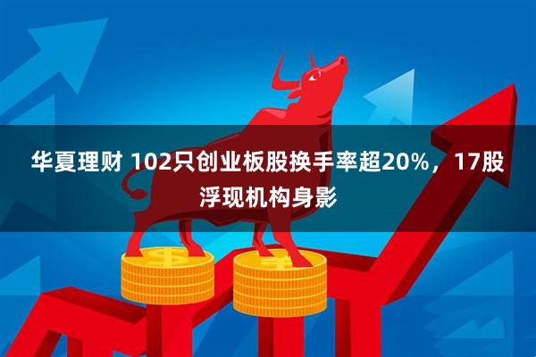 华夏理财 102只创业板股换手率超20%，17股浮现机构身影